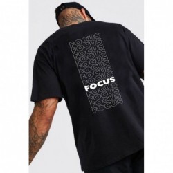 تي شيرت focus NOIR AVEC UN DESIGN MODERN FIT ET STYLE UNIQUE