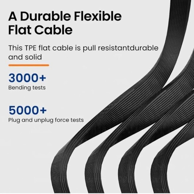 Fast Charging Data Cable - 3 in 1 100W - Durable Multi Light to Type-C - Mini USB Fast Charging Cable