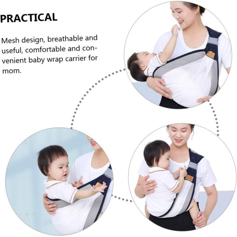 SAFIGLE Sling Bébé Porte-bébés Pour Nouveau-nés Porte-bébés Pour Enfants Porte Bebe Naissance Porte-bébé Respirant Alimentation