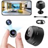 Cablelera Mini Camera Espion, 1080P Caméra de Surveillance sans Fil avec Enregistrement WiFi Longue Batteries Micro Cachée