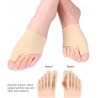 Hallux Valgus Correcteur Bandage Hallux Valgus Chaussettes Balle Bandage contre Marteau Orteil Douleur en Gel pour jour et nuit