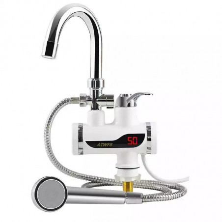 Electric instantaneous water heater faucet display