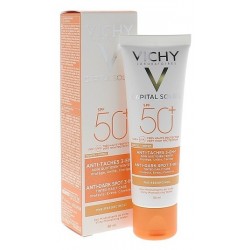 Vichy Capital Idéal Soleil Ecran Solaire Anti-Taches Teinté 3 en 1 Spf50 – 50ml