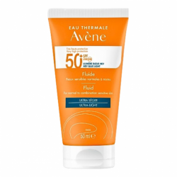 Avène Ecran Solaire en Fluide Invisible Toucher Sec Spf50 – 50ml