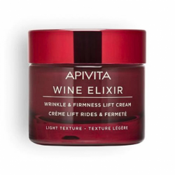 Apivita Wine Elixir Crème Légère Anti-Rides Raffermissante Liftante – 50ml